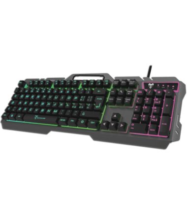 TECHMADE TASTIERA GAMING TM-GK023 METALLICA CON LED RGB