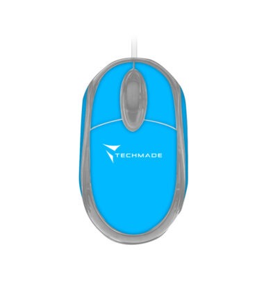TECHMADE MOUSE USB OTTICO 800 DPI COLORE BLU