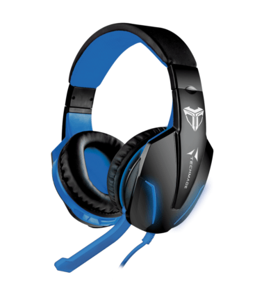 TECHMADE CUFFIA GAMING PER CONSOLE/PC/SMARTPHONE BLU