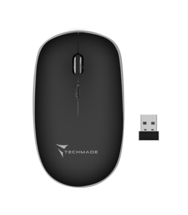 TECHMADE MOUSE WIRELESS NERO