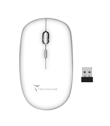 TECHMADE MOUSE WIRELESS BIANCO