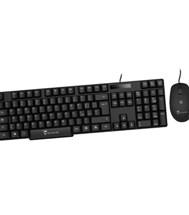 TECHMADE KIT TASTIERA+MOUSE USB BLACK