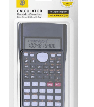 Calcolatrice con display a 11 cifre