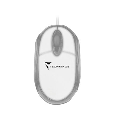 TECHMADE MOUSE USB OTTICO 800 DPI COLORE BIANCO