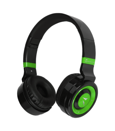 TECHMADE CUFFIE SENZA FILO CON MICROFONO VERDE