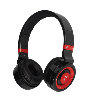 TECHMADE CUFFIE SENZA FILO CON MICROFONO ROSSO