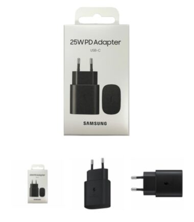 SAMSUNG EP-TA800NBEGEU CARICABATTERIA USB-C FAST CHARGE 25W