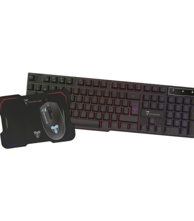 TECHMADE TM-COMBOGAMING TASTIERA MOUSE E MOUSEPAD GAMING
