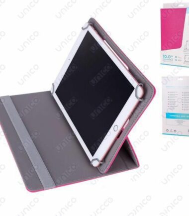 Custodia a libro Universale per Tablet da 10" Fuxia