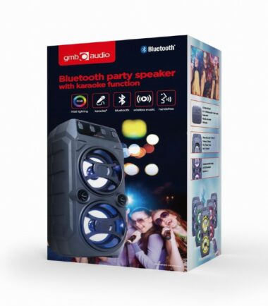 TECHMADE GEMBIRD CASSA 10W+MICROSD+USB+AUX CON FUNZIONE KAROKE