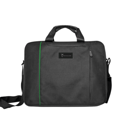 TECHMADE BORSA PER NOTEBOOK IN NYLON 15.6" BLACK/GREEN
