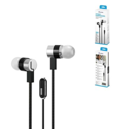 Cuffia Earphones Jack 3.5 Silver Unico