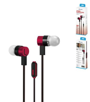 Cuffia Earphones Jack 3.5 Rossa Unico