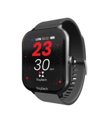 BUYTECH SMARTWATCH CALL CASSA NERA CINTURINO SILICON NERO