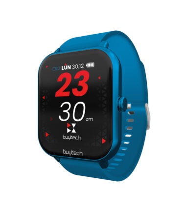 BUYTECH SMARTWATCH CALL CASSA BLU CINTURINO SILICON BLUE