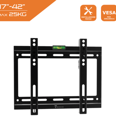 TECHMADE STAFFA TV DA MURO 17"-42"