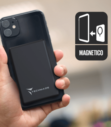 TECHMADE POWERBANK SLIM 7.9MM WIRELESS MAGNETICO 5000mah