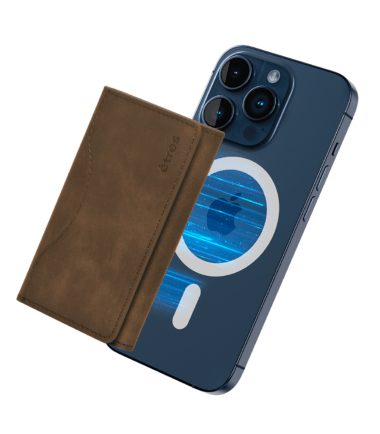 ETRES SMART WALLET CLASSIC DEEP BROWN COLOR