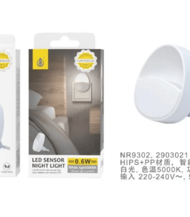 NR9302 ONEPLUS LUCE NOTTURNA CON SENSORE 0.6W