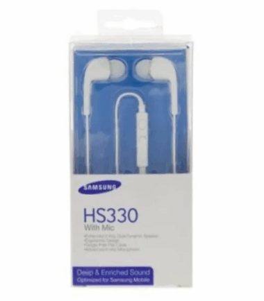 SAMSUNG HS330 AURICOLARE ORIGINALE BIANCO